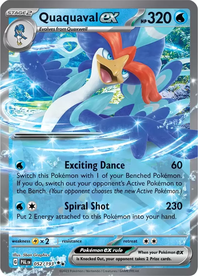 Paldea Evolved - PALEN - Quaquaval EX