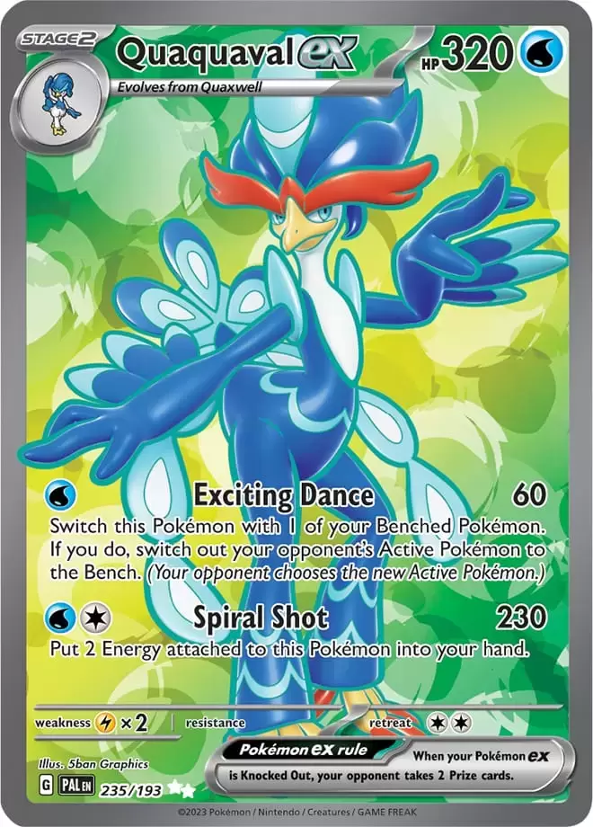 Paldea Evolved - PALEN - Quaquaval EX