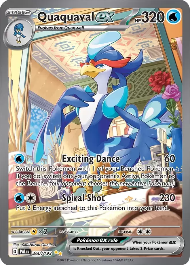 Paldea Evolved - PALEN - Quaquaval EX