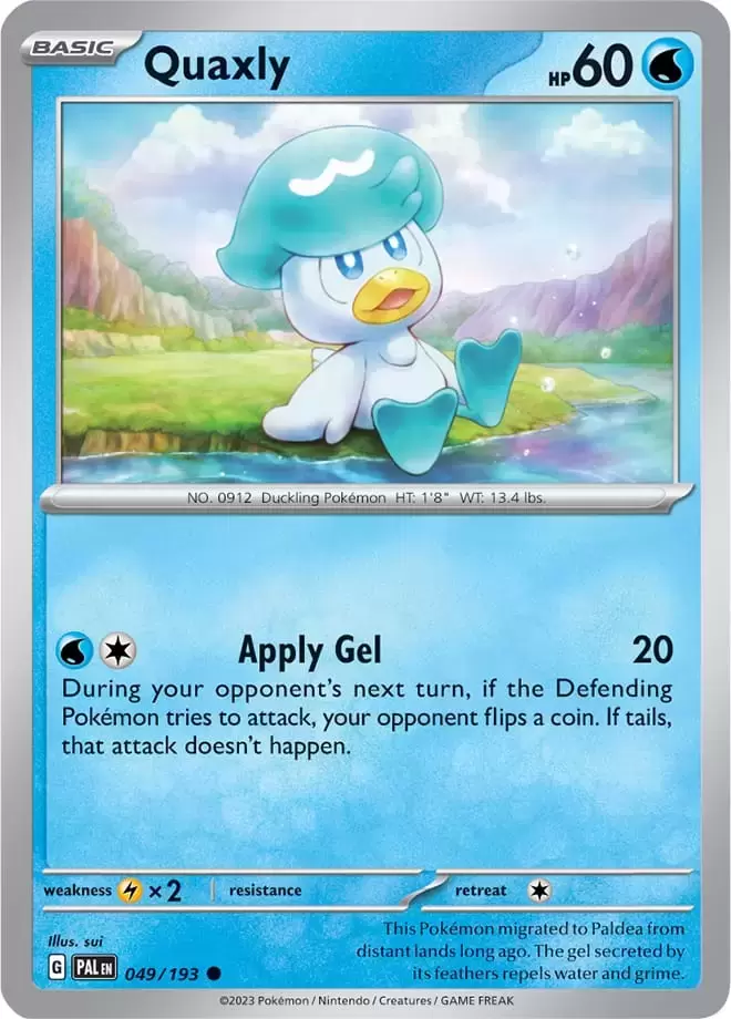 Paldea Evolved - PALEN - Quaxly