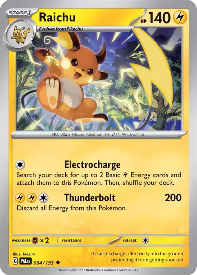Paldea Evolved - PALEN - Raichu