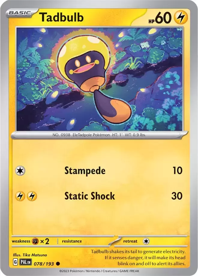 Paldea Evolved - PALEN - Tadbulb