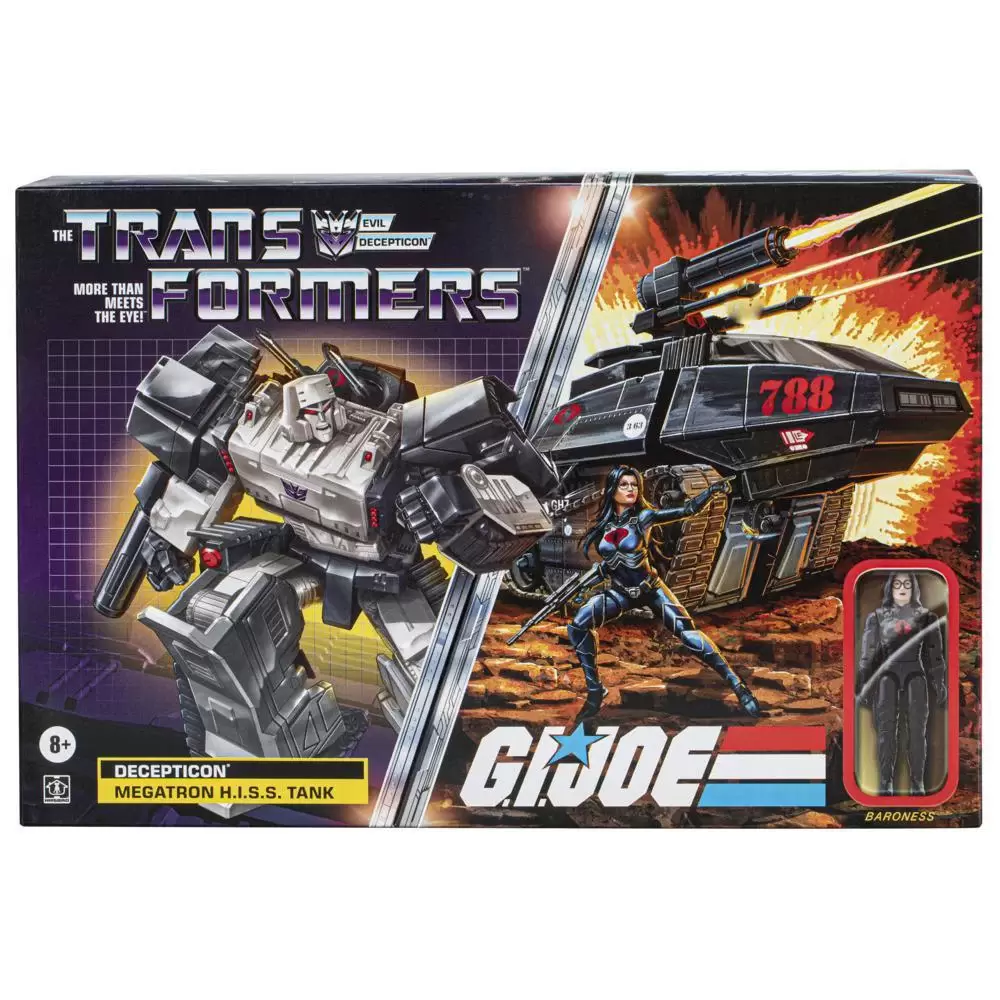 Transformers Collaborative - Megatron H.I.S.S. Tank & Baroness (G.I.Joe)