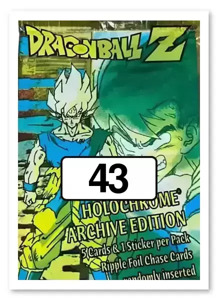 Artbox - Dragon Ball Trading Card Holochrome Archive édition - Carte n°43