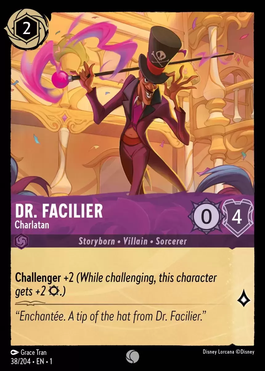 Dr. Facilier - Charlatan - The First Chapter card 38/204