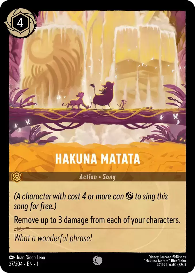 The First Chapter - Hakuna Matata