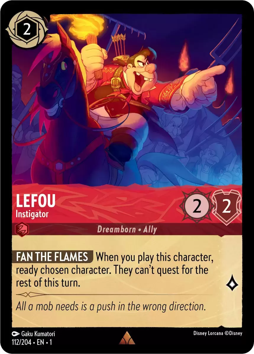 The First Chapter - Lefou - Instigator