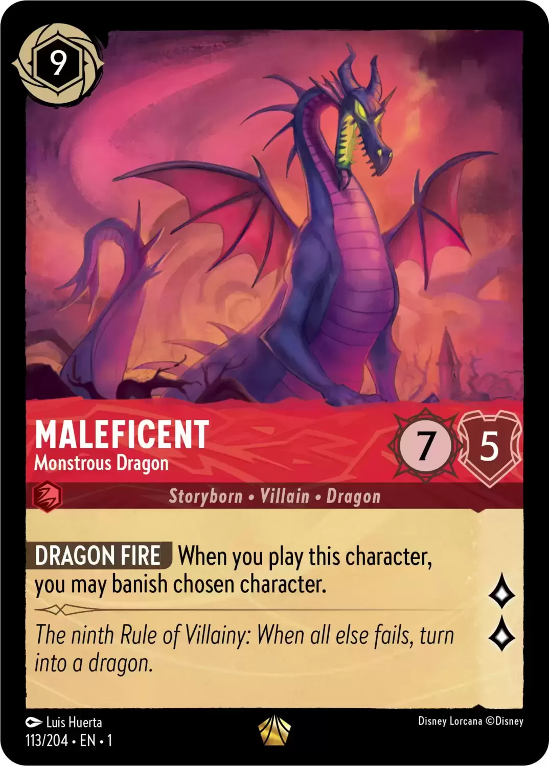 The First Chapter - Maleficent - Monstrous Dragon