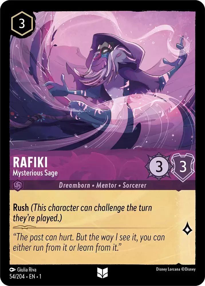 The First Chapter - Rafiki - Mysterious Sage