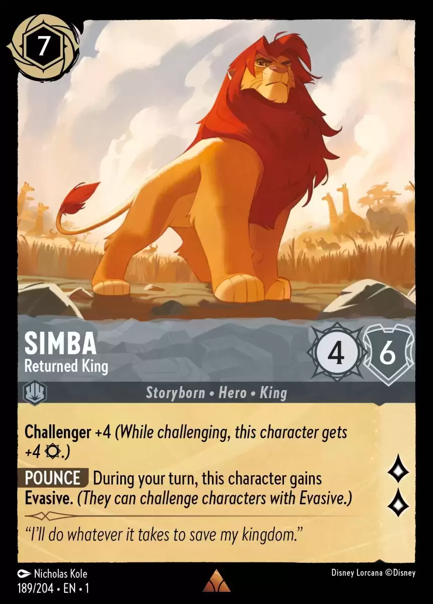 The First Chapter - Simba - Returned King