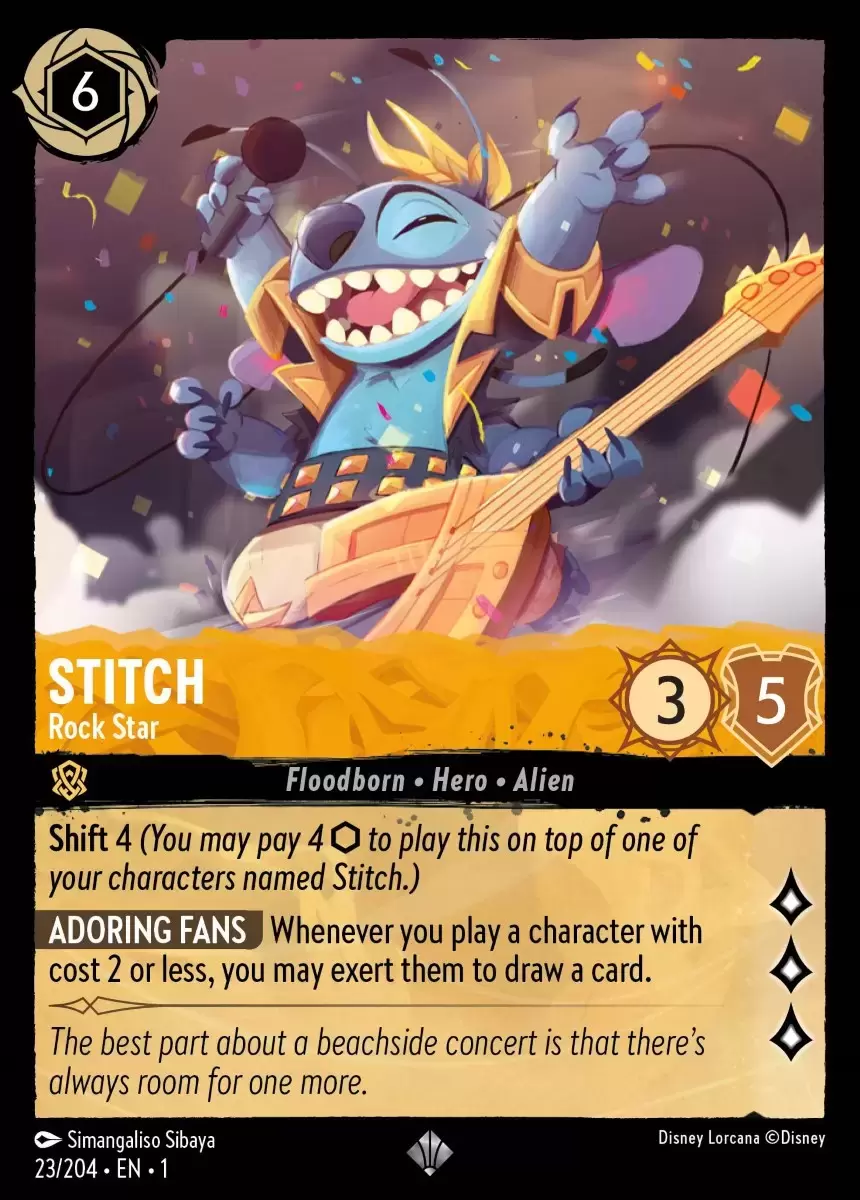 The First Chapter - Stitch - Rock Star