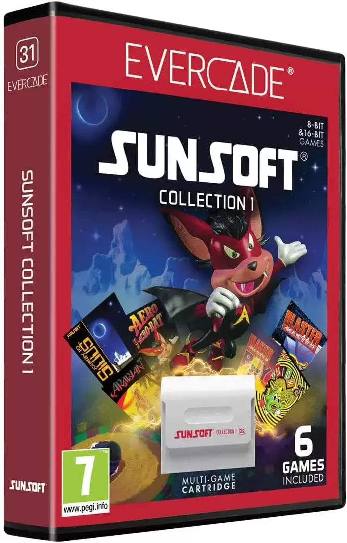 Jeux Evercade - Sunsoft Collection1