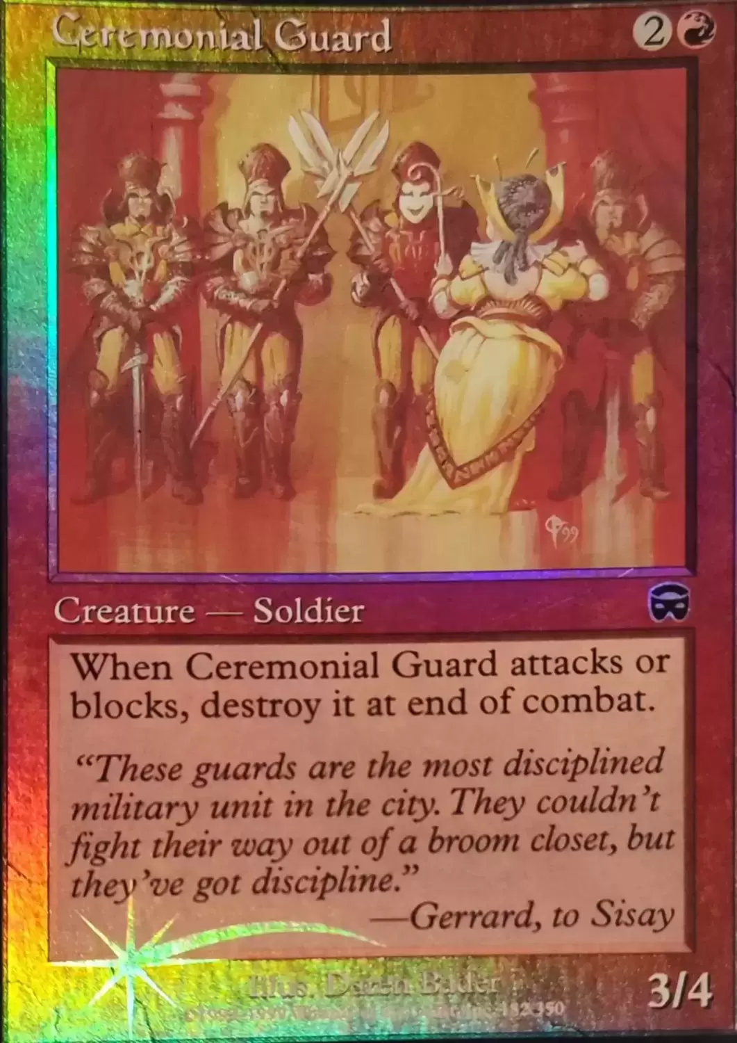 Mercadian Masques - Garde de cérémonie Foil