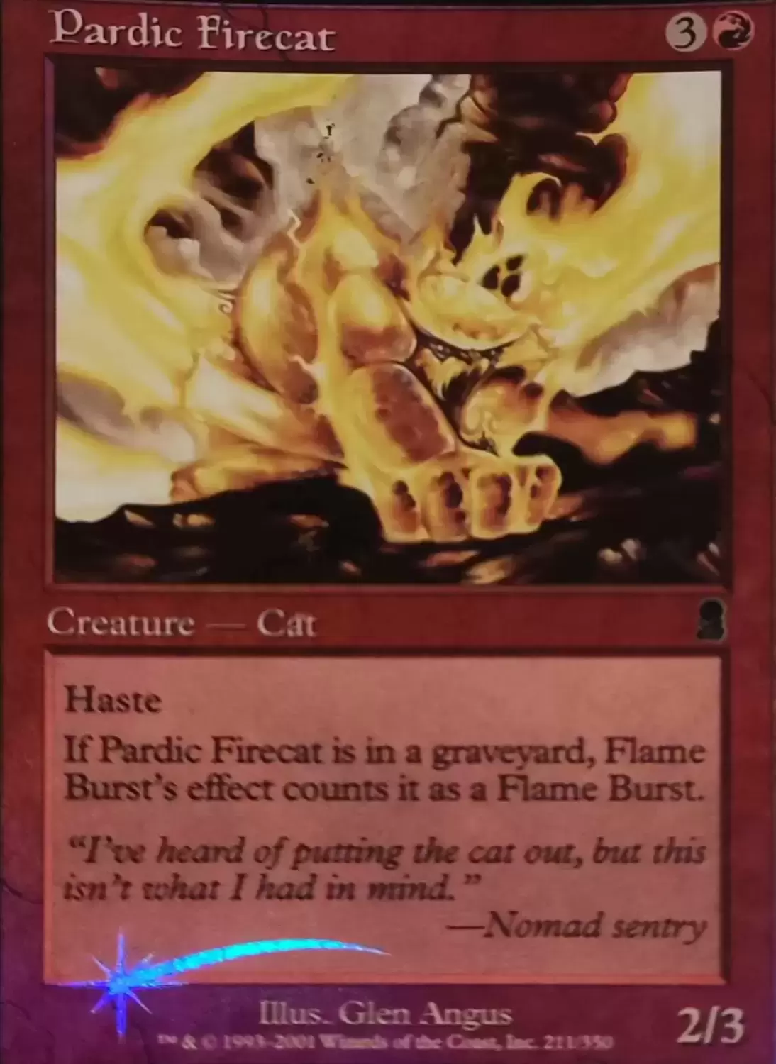 Odyssée - Chatfeu pardique Foil