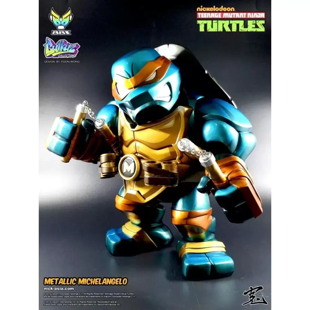 Bulkyz Collections - Teenage Mutant Ninja Turtles - Michelangelo (Metallic Version)