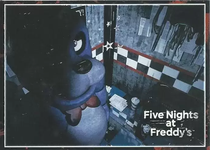 Bonnie looking at the camera in the west hall corner GH Five Nights at Freddy s Trading Card 006