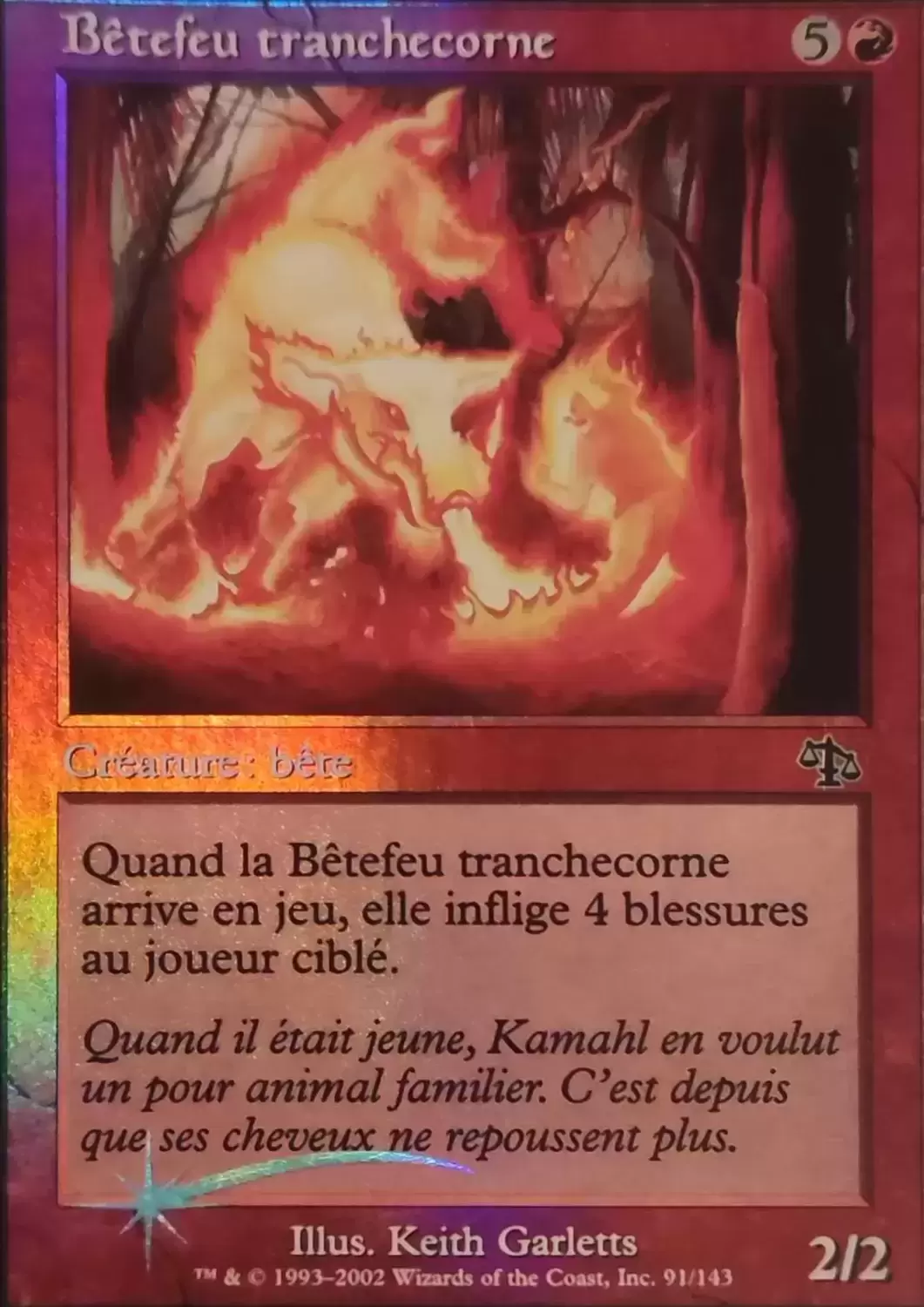 Jugement - Bêtefeu tranchecorne Foil