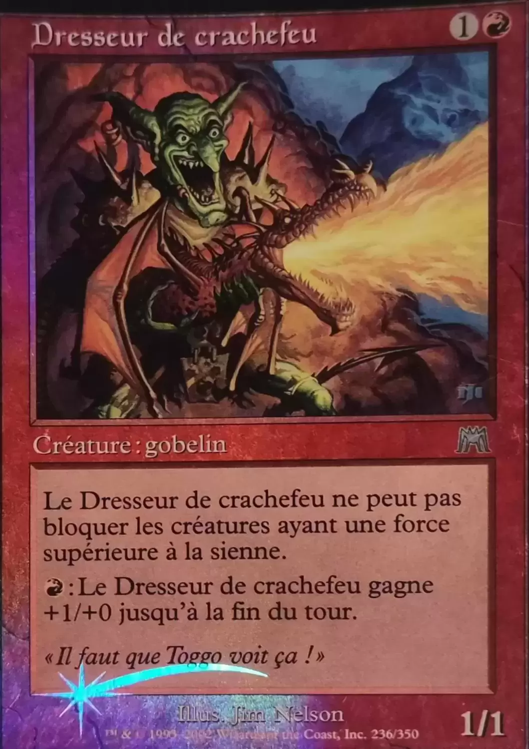 Onslaught - Dresseur de crachefeu Foil