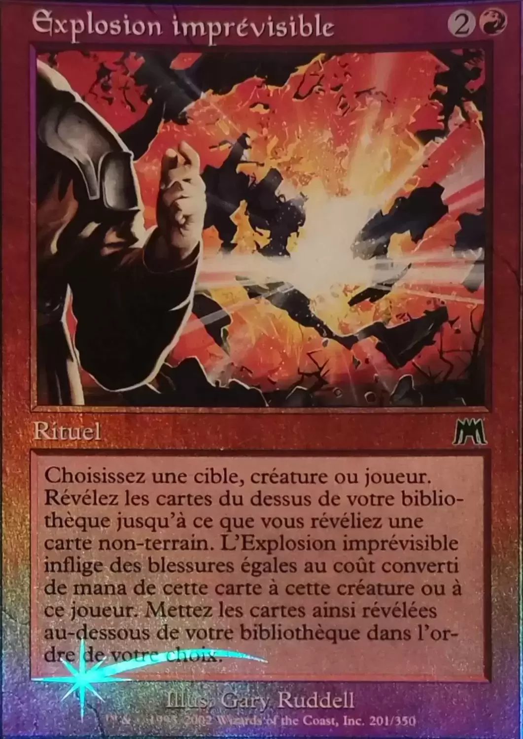 Onslaught - Explosion imprévisible Foil