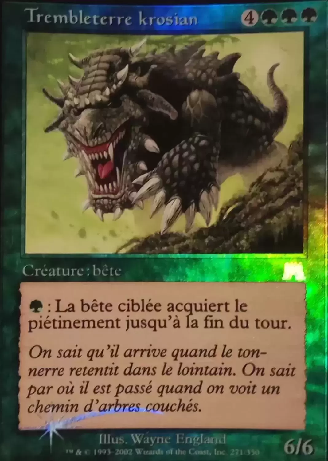 Onslaught - Trembleterre krosian Foil