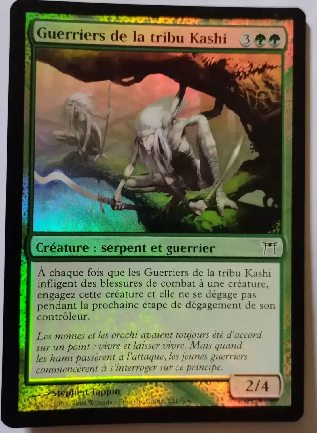 Guerriers de Kamigawa - Guerriers de la tribu Kashi Foil
