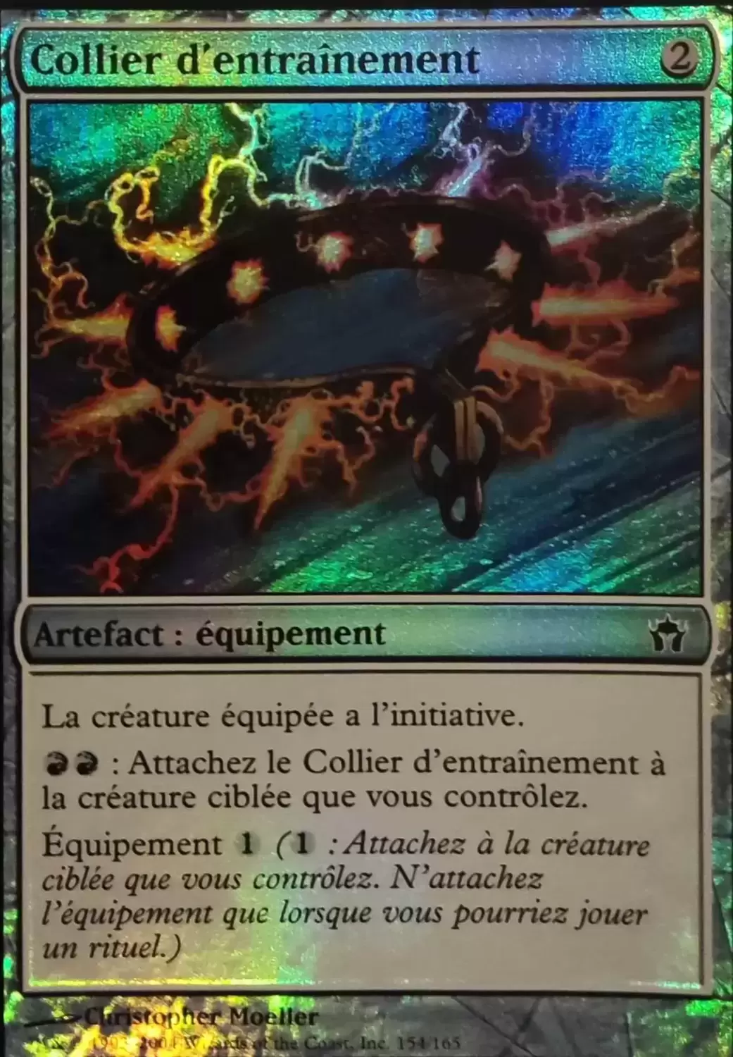 Cinquième Aube - Collier d\'entraînement Foil