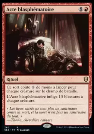 Commander Légendes - Dungeons & Dragons : La bataille de la porte de Baldur - Acte blasphématoire