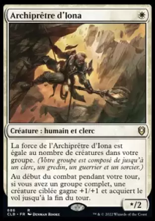 Commander Légendes - Dungeons & Dragons : La bataille de la porte de Baldur - Archiprêtre d\'Iona