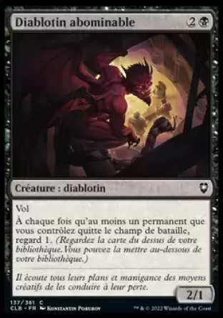 Commander Légendes - Dungeons & Dragons : La bataille de la porte de Baldur - Diablotin abominable