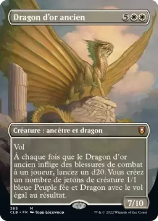 Commander Légendes - Dungeons & Dragons : La bataille de la porte de Baldur - Dragon d\'or ancien
