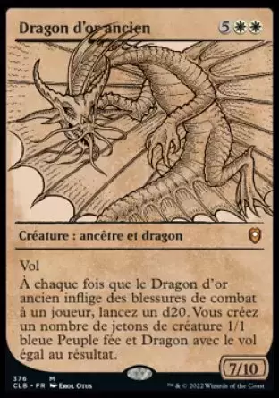 Commander Légendes - Dungeons & Dragons : La bataille de la porte de Baldur - Dragon d\'or ancien