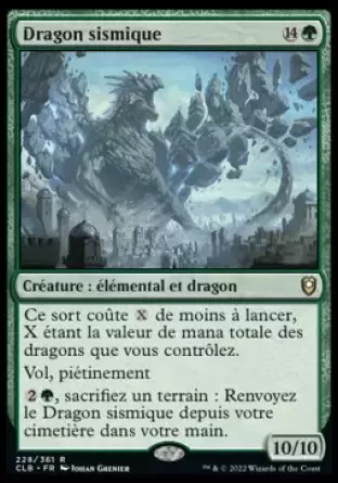 Commander Légendes - Dungeons & Dragons : La bataille de la porte de Baldur - Dragon sismique