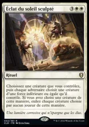 Commander Légendes - Dungeons & Dragons : La bataille de la porte de Baldur - Éclat du soleil sculpté