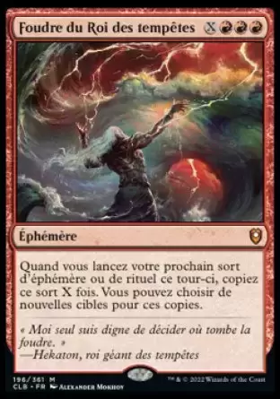 Commander Légendes - Dungeons & Dragons : La bataille de la porte de Baldur - Foudre du Roi des tempêtes