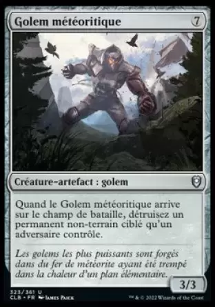 Commander Légendes - Dungeons & Dragons : La bataille de la porte de Baldur - Golem météoritique