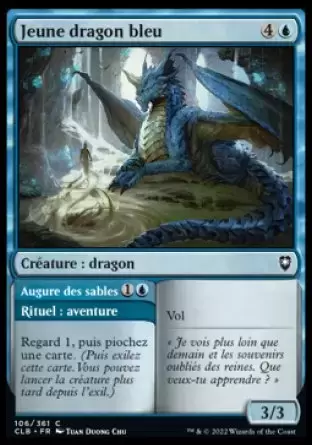 Commander Légendes - Dungeons & Dragons : La bataille de la porte de Baldur - Jeune dragon bleu