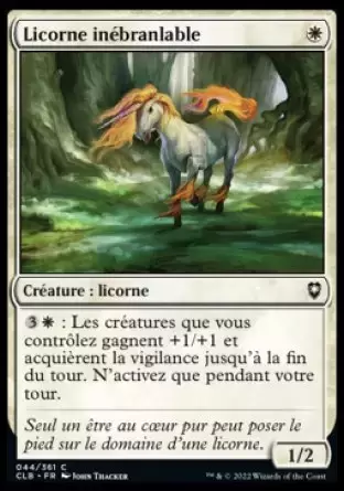 Commander Légendes - Dungeons & Dragons : La bataille de la porte de Baldur - Licorne inébranlable