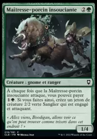 Commander Légendes - Dungeons & Dragons : La bataille de la porte de Baldur - Maîtresse-porcin insouciante