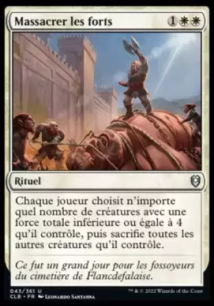 Commander Légendes - Dungeons & Dragons : La bataille de la porte de Baldur - Massacrer les forts