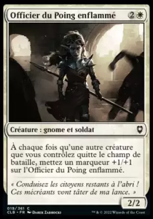 Commander Légendes - Dungeons & Dragons : La bataille de la porte de Baldur - Officier du Poing enflammé