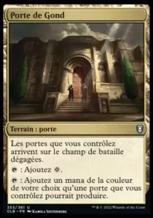 Commander Légendes - Dungeons & Dragons : La bataille de la porte de Baldur - Porte de Gond