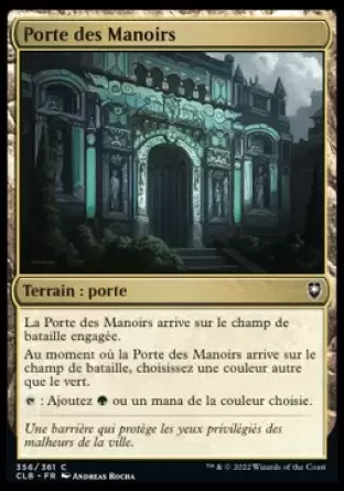 Commander Légendes - Dungeons & Dragons : La bataille de la porte de Baldur - Porte des Manoirs