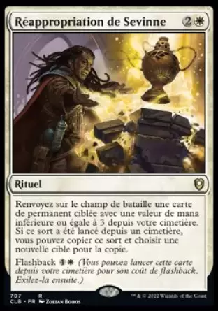 Commander Légendes - Dungeons & Dragons : La bataille de la porte de Baldur - Réappropriation de Sevinne