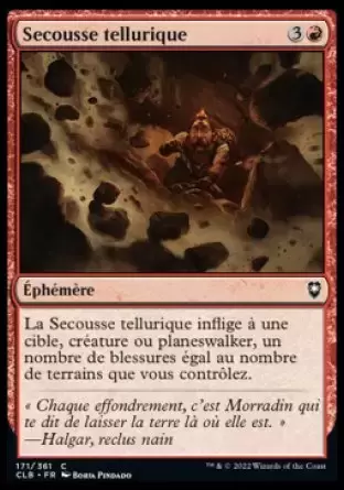 Commander Légendes - Dungeons & Dragons : La bataille de la porte de Baldur - Secousse tellurique
