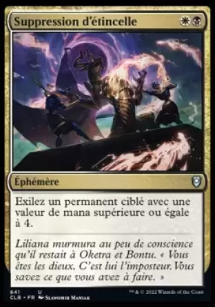 Commander Légendes - Dungeons & Dragons : La bataille de la porte de Baldur - Suppression d\'étincelle