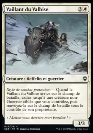 Commander Légendes - Dungeons & Dragons : La bataille de la porte de Baldur - Vaillant du Valbise
