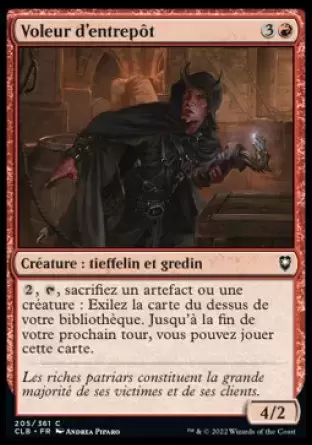 Commander Légendes - Dungeons & Dragons : La bataille de la porte de Baldur - Voleur d\'entrepôt