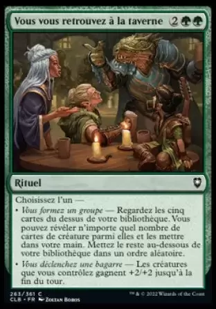 Commander Légendes - Dungeons & Dragons : La bataille de la porte de Baldur - Vous vous retrouvez à la taverne