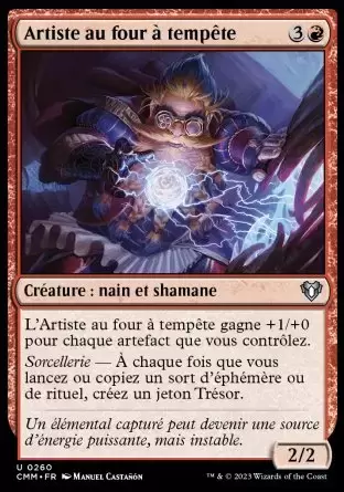 Commander MASTERS - Artiste au four à tempête