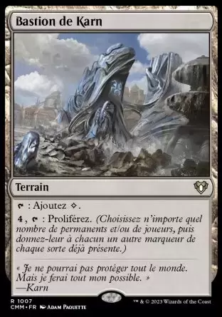 Commander MASTERS - Bastion de Karn
